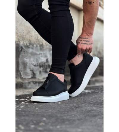 Wagoon WG010 Siyah Cilt Erkek Casual Ayakkabı Wagoon WG010 Siyah Cilt Erkek Casual Ayakkabı