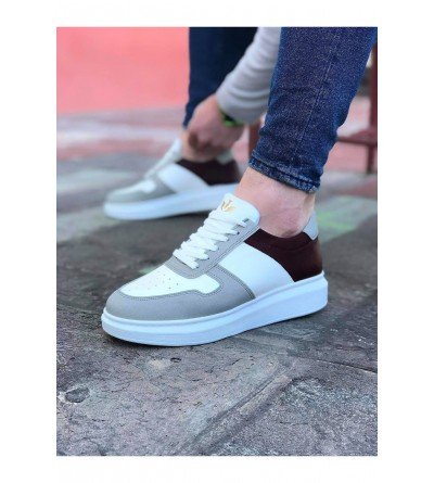 Wagoon WG011 Beyaz Taba Erkek Casual Ayakkabı Wagoon WG011 Beyaz Taba Erkek Casual Ayakkabı