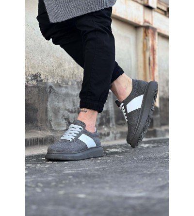 Wagoon WG011 Gri Süet Erkek Casual Ayakkabı Wagoon WG011 Gri Süet Erkek Casual Ayakkabı