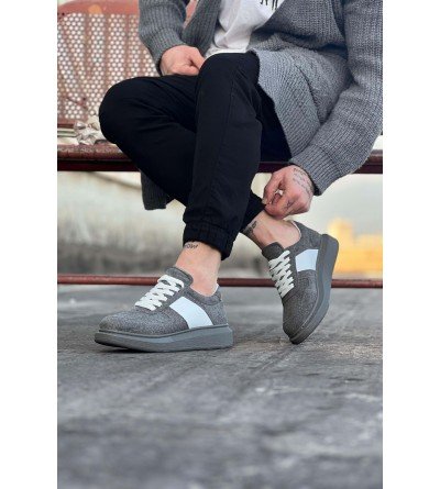 Wagoon WG011 Gri Süet Erkek Casual Ayakkabı Wagoon WG011 Gri Süet Erkek Casual Ayakkabı
