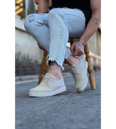 Wagoon WG016 Bej Triko Erkek Casual Ayakkabı Wagoon WG016 Bej Triko Erkek Casual Ayakkabı