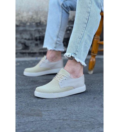Wagoon WG016 Bej Triko Erkek Casual Ayakkabı Wagoon WG016 Bej Triko Erkek Casual Ayakkabı