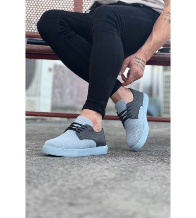 Wagoon WG016 Gri Triko Erkek Casual Ayakkabı Wagoon WG016 Gri Triko Erkek Casual Ayakkabı