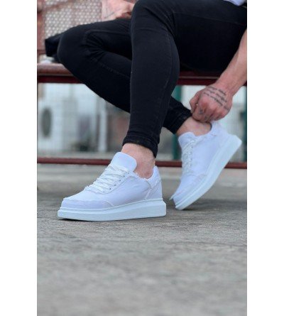 Wagoon WG018 Beyaz Kot Kumaş Erkek Casual Ayakkabı Wagoon WG018 Beyaz Kot Kumaş Erkek Casual Ayakkabı