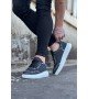 Wagoon WG018 Gri Kot Kumaş Erkek Casual Ayakkabı Wagoon WG018 Gri Kot Kumaş Erkek Casual Ayakkabı