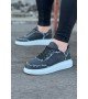 Wagoon WG018 Gri Kot Kumaş Erkek Casual Ayakkabı Wagoon WG018 Gri Kot Kumaş Erkek Casual Ayakkabı