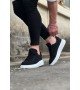 Wagoon WG018 Siyah Kot Kumaş Erkek Casual Ayakkabı Wagoon WG018 Siyah Kot Kumaş Erkek Casual Ayakkabı