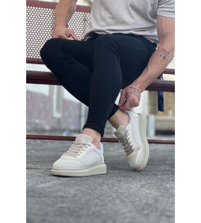 Wagoon WG019 Bej Triko Erkek Casual Ayakkabı Wagoon WG019 Bej Triko Erkek Casual Ayakkabı