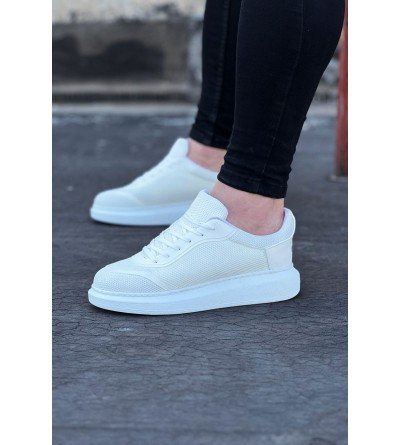 Wagoon WG019 Beyaz Triko Erkek Casual Ayakkabı Wagoon WG019 Beyaz Triko Erkek Casual Ayakkabı