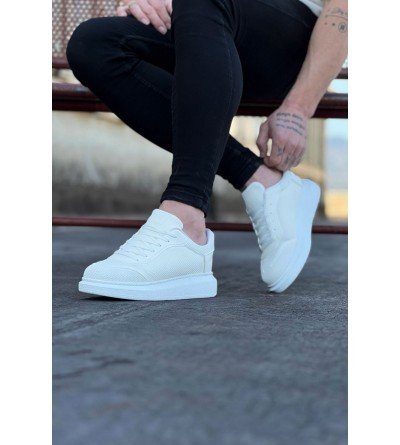 Wagoon WG019 Beyaz Triko Erkek Casual Ayakkabı Wagoon WG019 Beyaz Triko Erkek Casual Ayakkabı