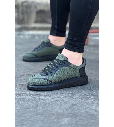 Wagoon WG019 Haki Triko Erkek Casual Ayakkabı Wagoon WG019 Haki Triko Erkek Casual Ayakkabı