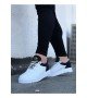 Wagoon WG022 Beyaz Siyah Erkek Casual Ayakkabı Wagoon WG022 Beyaz Siyah Erkek Casual Ayakkabı