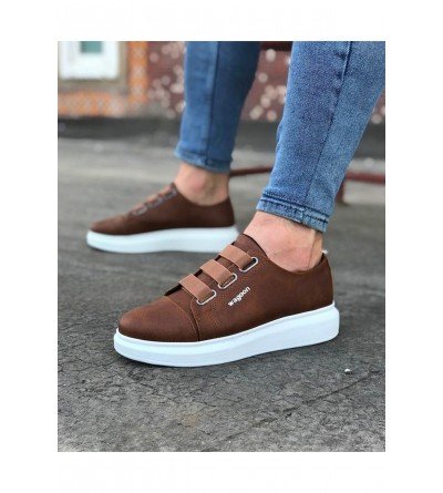 Wagoon WG026 Taba Kalın Taban Casual Erkek Ayakkabı Wagoon WG026 Taba Kalın Taban Casual Erkek Ayakkabı