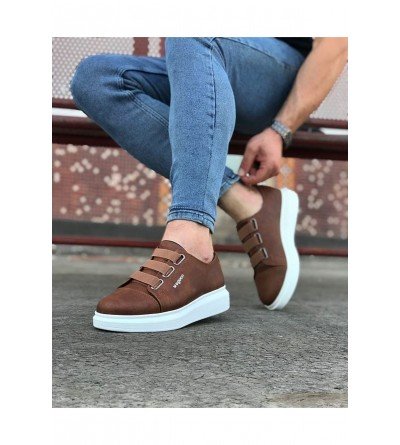 Wagoon WG026 Taba Kalın Taban Casual Erkek Ayakkabı Wagoon WG026 Taba Kalın Taban Casual Erkek Ayakkabı