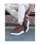 Wagoon WG032 Taba Bağcıklı Sneakers Yarım Bilek Bot Wagoon WG032 Taba Bağcıklı Sneakers Yarım Bilek Bot