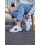 Wagoon WG040 Beyaz Siyah Erkek Casual Ayakkabı Wagoon WG040 Beyaz Siyah Erkek Casual Ayakkabı