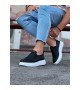 Wagoon WG049 Siyah Düz Casual Erkek Ayakkabı Wagoon WG049 Siyah Düz Casual Erkek Ayakkabı