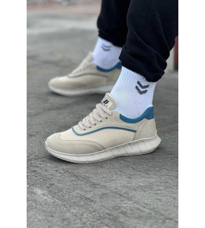Wagoon WG062 Bej Triko Erkek Spor Ayakkabı Wagoon WG062 Bej Triko Erkek Spor Ayakkabı