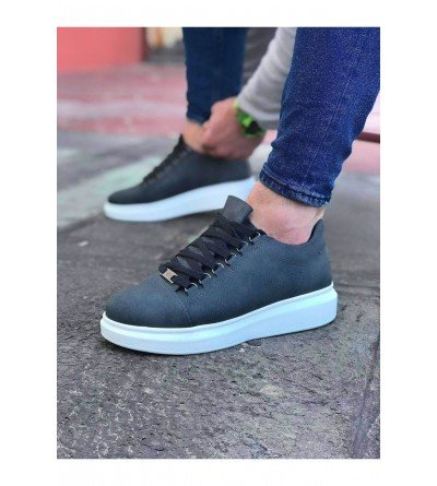 Wagoon WG08 Gri Düz Erkek Casual Ayakkabı Wagoon WG08 Gri Düz Erkek Casual Ayakkabı