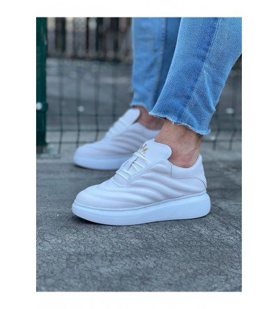 Wagoon WG094 Beyaz Cilt Erkek Casual Ayakkabı Wagoon WG094 Beyaz Cilt Erkek Casual Ayakkabı