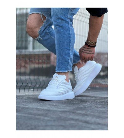 Wagoon WG094 Beyaz Rugan Erkek Casual Ayakkabı Wagoon WG094 Beyaz Rugan Erkek Casual Ayakkabı