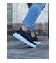 Wagoon WG094 Siyah Cilt Erkek Casual Ayakkabı Wagoon WG094 Siyah Cilt Erkek Casual Ayakkabı
