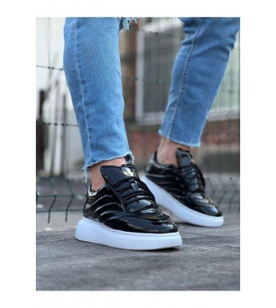 Wagoon WG094 Siyah Rugan Erkek Casual Ayakkabı Wagoon WG094 Siyah Rugan Erkek Casual Ayakkabı