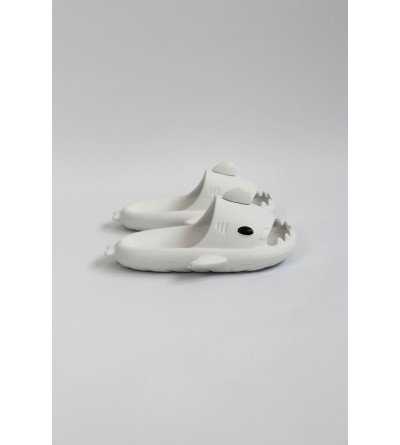 Wagoon  WG500 Köpekbalığı Beyaz Unisex Tam Ortopedik Terlik Shark Slides Cocuk
