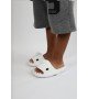 Wagoon  WG500 Köpekbalığı Beyaz Unisex Tam Ortopedik Terlik Shark Slides Cocuk