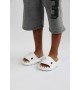 Wagoon  WG500 Köpekbalığı Beyaz Unisex Tam Ortopedik Terlik Shark Slides Cocuk