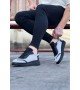 Wagoon WG019 Gri Siyah Triko Erkek Casual Ayakkabı
