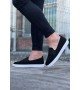 Wagoon WG061 Siyah Triko Babet Erkek Casual Ayakkabı