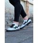 Wagoon WG160 Beyaz Siyah Erkek Casual Ayakkabı