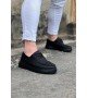 Wagoon WG508 Kömür Cilt Ortopedik Taban Erkek Casual Ayakkabı