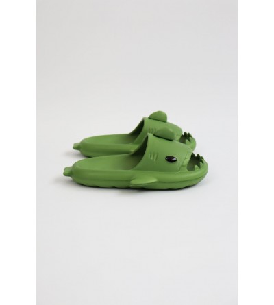 Wagoon  WG500 Köpekbalığı Haki Unisex Tam Ortopedik Terlik Shark Slides