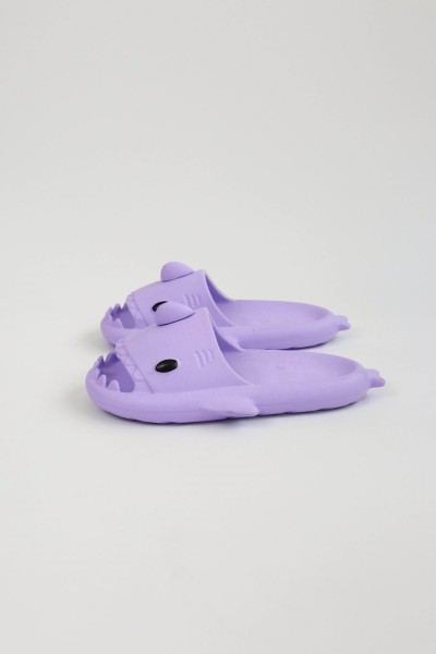 Wagoon  WG500 Köpekbalığı Mor Unisex Tam Ortopedik Terlik Shark Slides