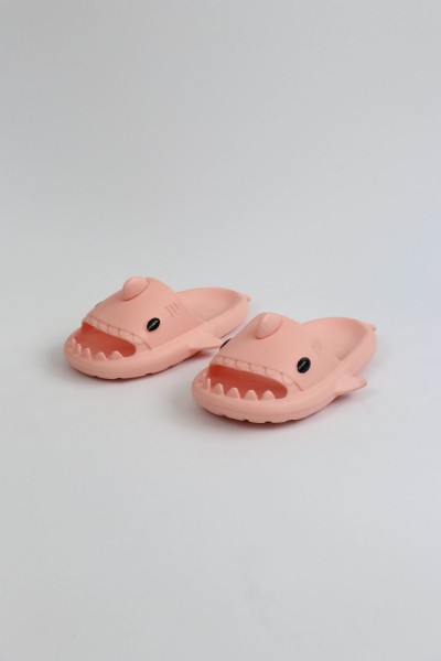 Wagoon  WG500 Köpekbalığı Pembe Unisex Tam Ortopedik Terlik Shark Slides