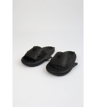 Wagoon  WG500 Köpekbalığı Siyah Unisex Tam Ortopedik Terlik Shark Slides
