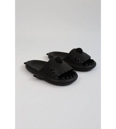 Wagoon  WG500 Köpekbalığı Siyah Unisex Tam Ortopedik Terlik Shark Slides