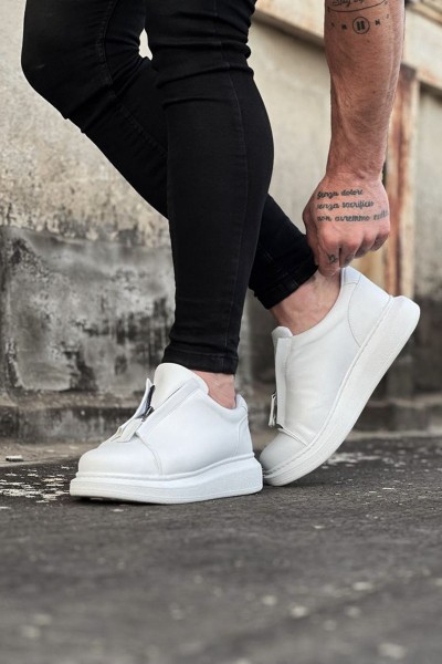 Wagoon WG010 Beyaz Cilt Erkek Casual Ayakkabı Wagoon WG010 Beyaz Cilt Erkek Casual Ayakkabı