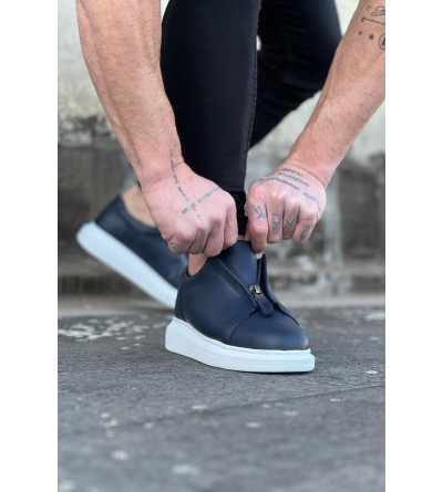 Wagoon WG010 Lacivert Cilt Erkek Casual Ayakkabı Wagoon WG010 Lacivert Cilt Erkek Casual Ayakkabı