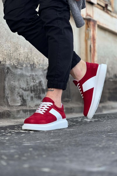 Wagoon WG011 Kırmızı Süet Erkek Casual Ayakkabı Wagoon WG011 Kırmızı Süet Erkek Casual Ayakkabı