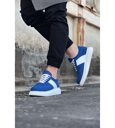 Wagoon WG011 Mavi Süet Erkek Casual Ayakkabı