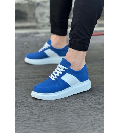 Wagoon WG011 Mavi Süet Erkek Casual Ayakkabı