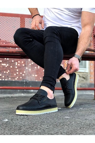 Wagoon WG013 Siyah Erkek Ayakkabı Wagoon WG013 Siyah Erkek Ayakkabı