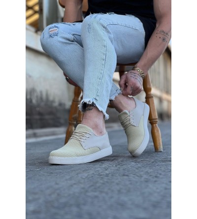 Wagoon WG016 Bej Triko Erkek Casual Ayakkabı