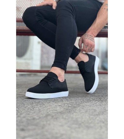 Wagoon WG016 Siyah Triko Erkek Casual Ayakkabı Wagoon WG016 Siyah Triko Erkek Casual Ayakkabı