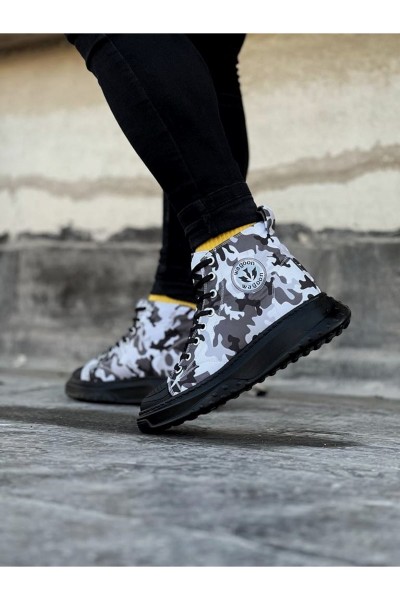 Wagoon WG017 Acık Askeri Erkek Yarım Bilek Casual Ayakkabı Wagoon WG017 Acık Askeri Erkek Yarım Bilek Casual Ayakkabı