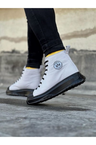 Wagoon WG017 Gri Siyah Erkek Yarım Bilek Casual Ayakkabı Wagoon WG017 Gri Siyah Erkek Yarım Bilek Casual Ayakkabı