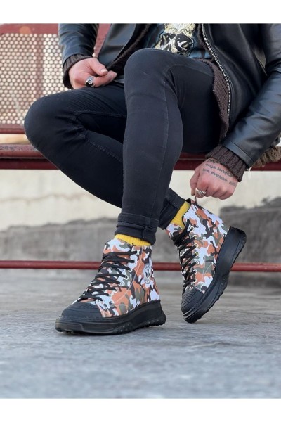 Wagoon WG017 Koyu Askeri Erkek Yarım Bilek Casual Ayakkabı Wagoon WG017 Koyu Askeri Erkek Yarım Bilek Casual Ayakkabı